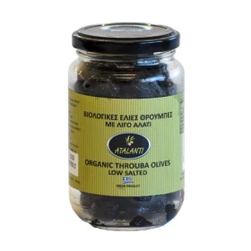 Organiczne oliwki Throuba , suszone, 195g