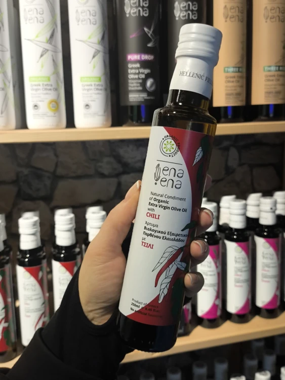 Organiczna oliwa Extra Virgin z chili Ena Ena 250ml