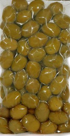 zielone oliwki chalkidiki bez pestek vacuum 200g